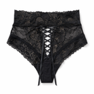 Black High Waist Panties Black