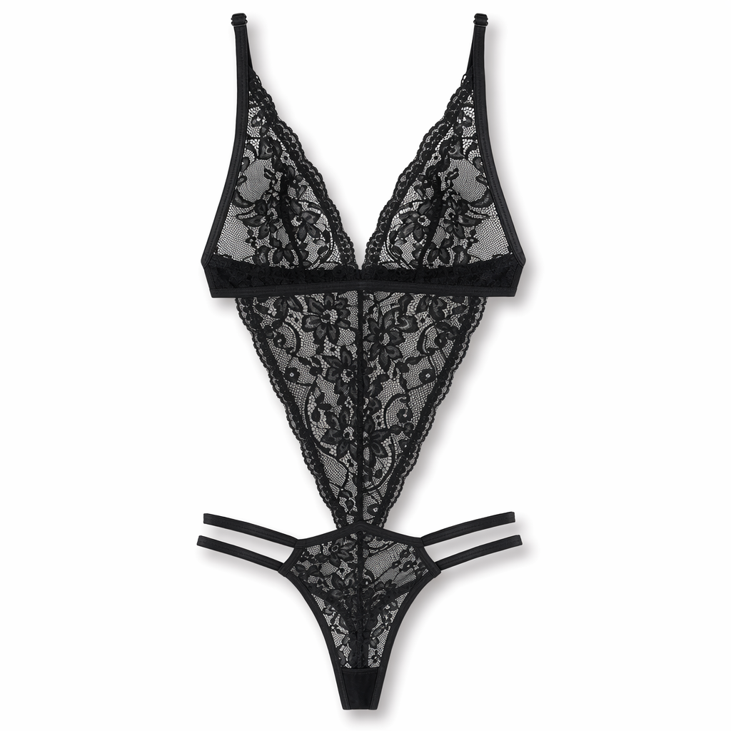 Lace Lingerie Set - Sultry & Seductive Black