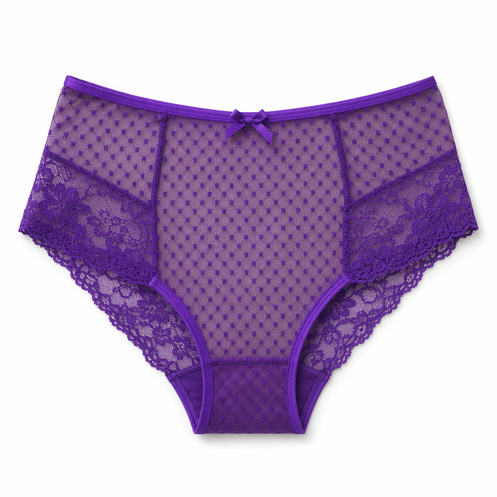 Colorful Lace Underwear Purple Underwear