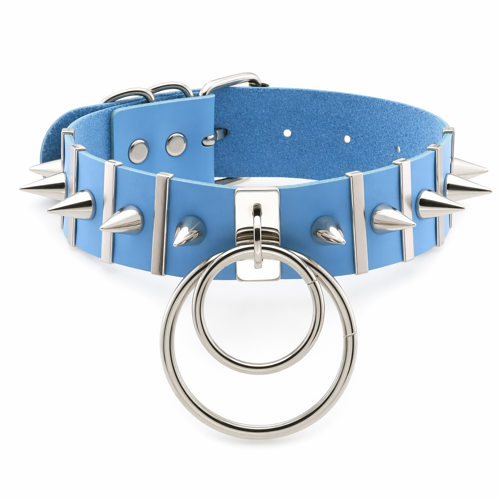 Melancholy Punk Choker light blue