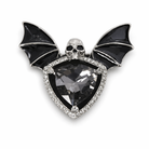 Gothic Winged Skull Brooch Default