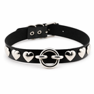Colorful Heart Choker Black