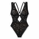 Goth Lace Bodysuit: Sexy Eclipse black