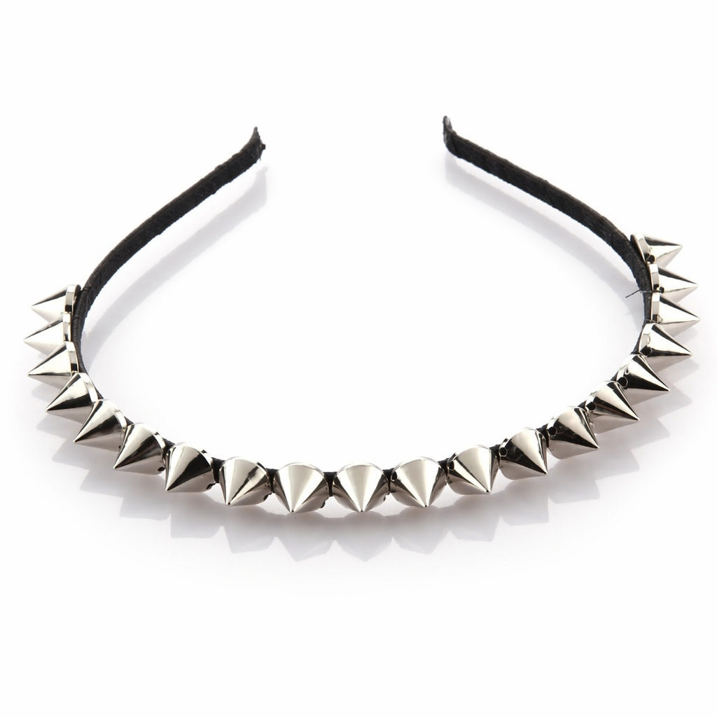 Silver Spike Hairband Default Title