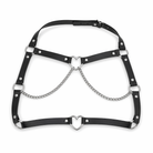 Love's Dark Leather Heart Chain Default Title