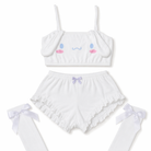 Cute Kawaii Anime Set White