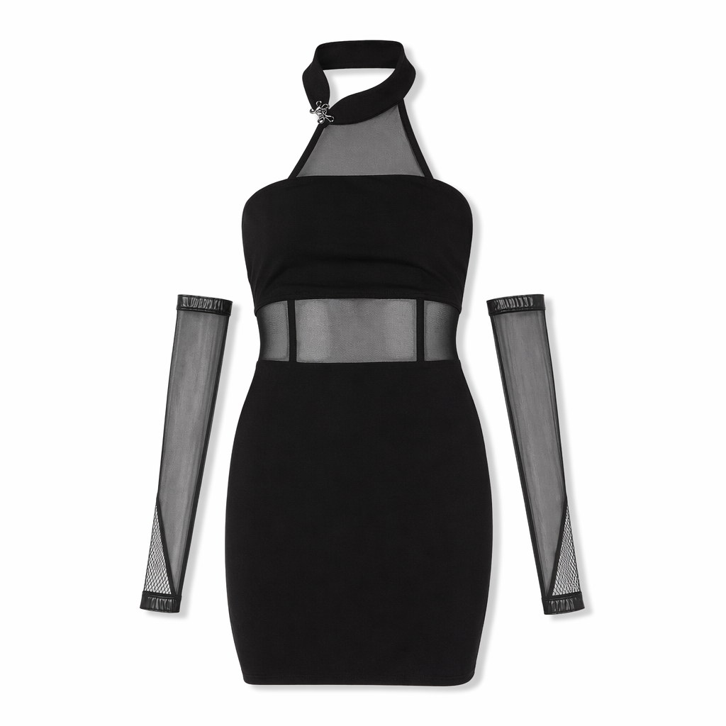 Black Alt Sleeveless Dress' Black