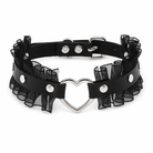 "Charming Lace Heart Necklace" Default Title