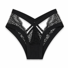 Roomy' Black Seamless Underwear Default Title