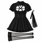 Gothic Dress Set with Stockings Default Title