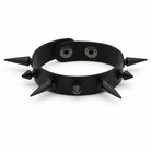 Spike Leather Bracelet - Gothic Default