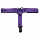 Gothic Leather Leg Garter purple