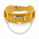 Heart Buckle Choker yellow