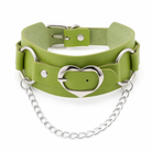Heart Buckle Choker green