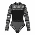 Black Knit Bodysuit black