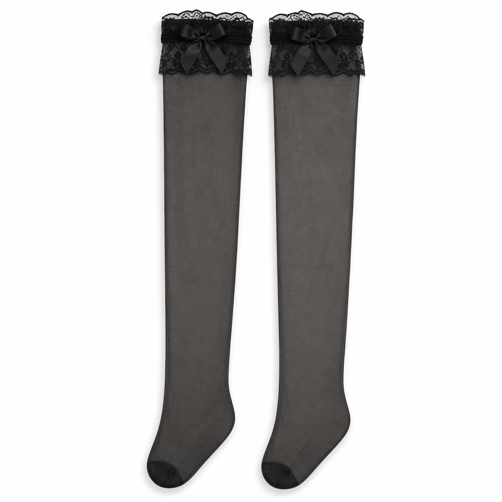 "Dark Gothic Knee High Stockings" Default Title