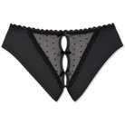 Sultry Strap-Up Underwear: 3 Color Choices Black