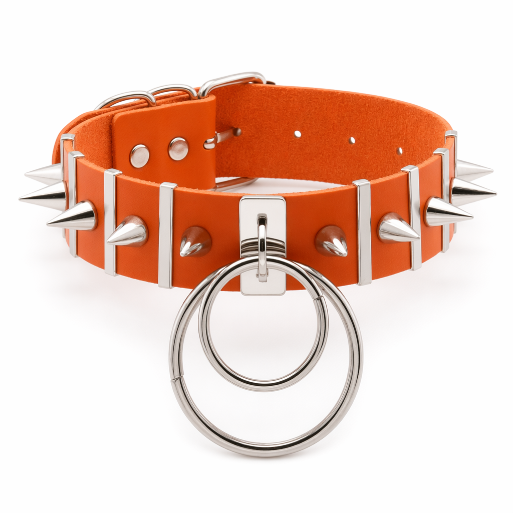 Melancholy Punk Choker orange