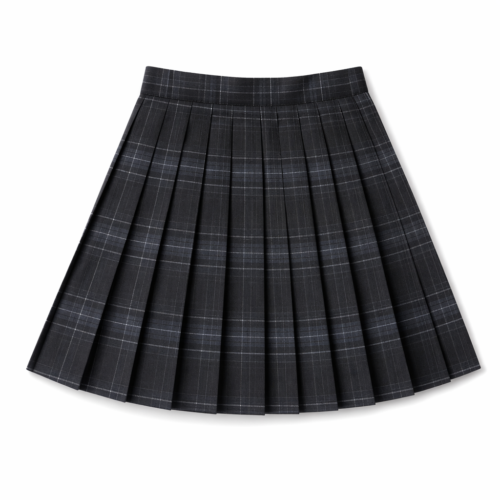 Black Grunge Plaid Skirt - No Regrets' Skirt