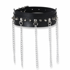 "Chic Black Chain Necklace" black