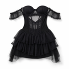 Fairy Mesh Mini Dress black TANK