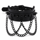 Black Goth Chain Choker Default Title