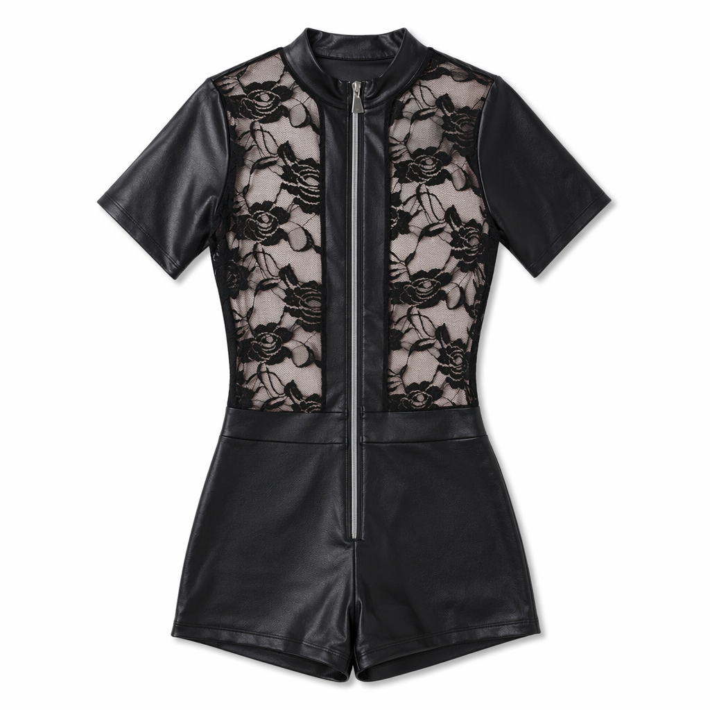 PVC Lace Romper XXXL