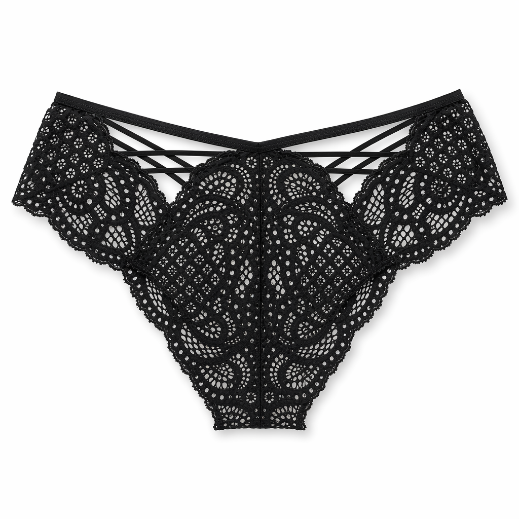 Lacy Black Underwear A