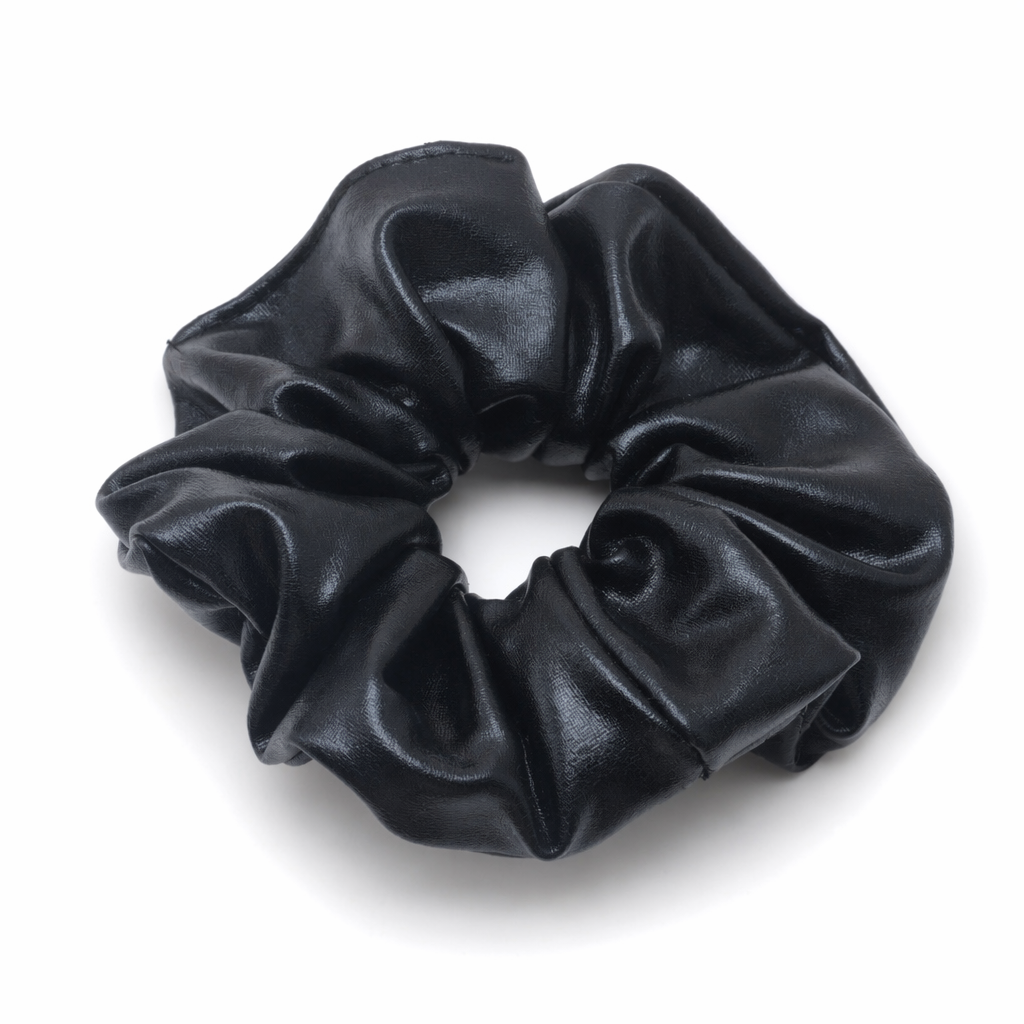 Black Hair Scrunchie PU Default Title