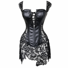 Gothic Lace Corset Black