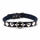 Colorful Heart Choker Dark Blue