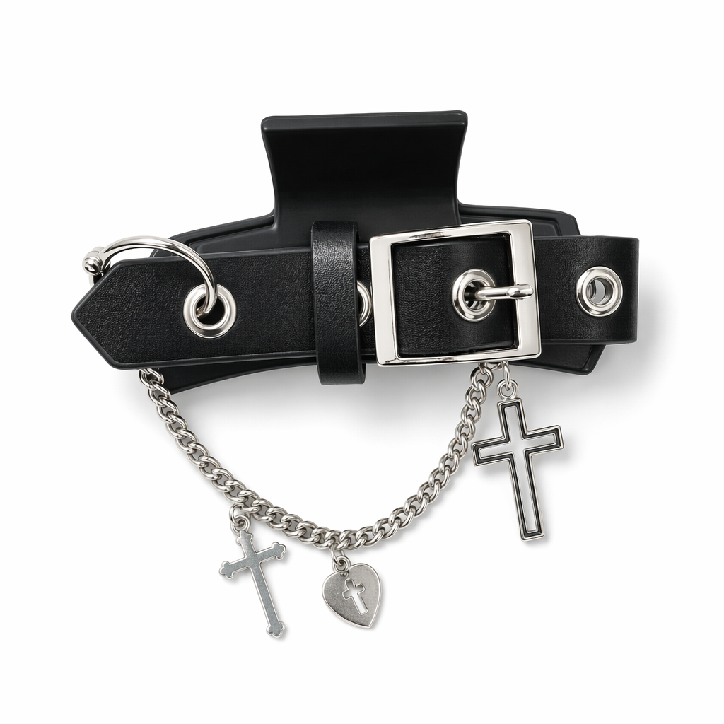 Black Hair Clip with Alternative Buckle 1