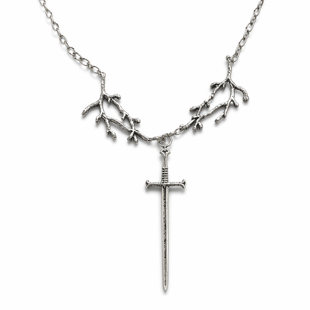 "Viking Chain Sword Pendant Necklace" Default Title