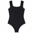Lace-Up Cursed Bodysuit Black