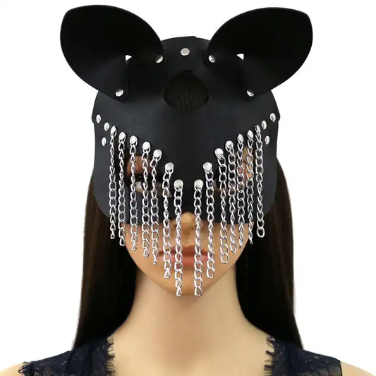 Gothic BDSM Cat Mask
