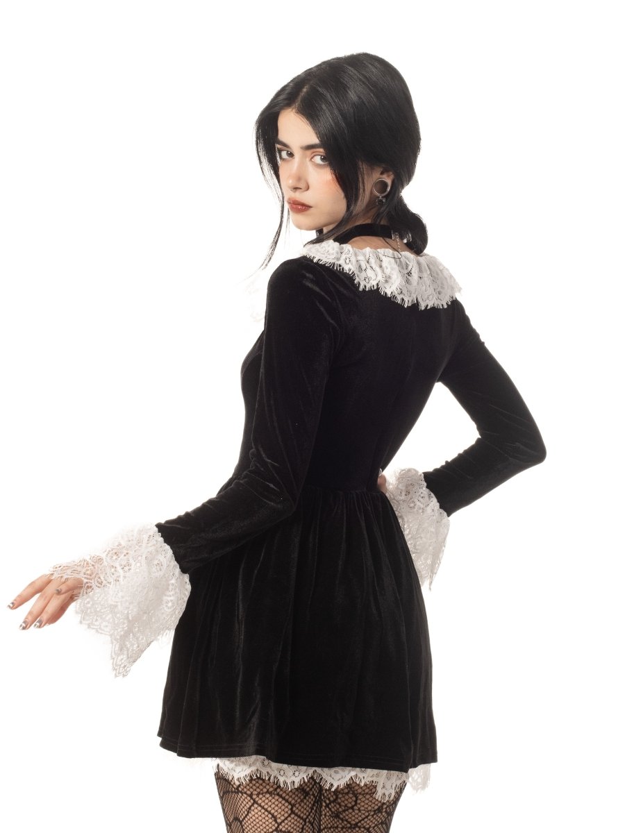 Velvet Widow Dress - The Cursed Closet