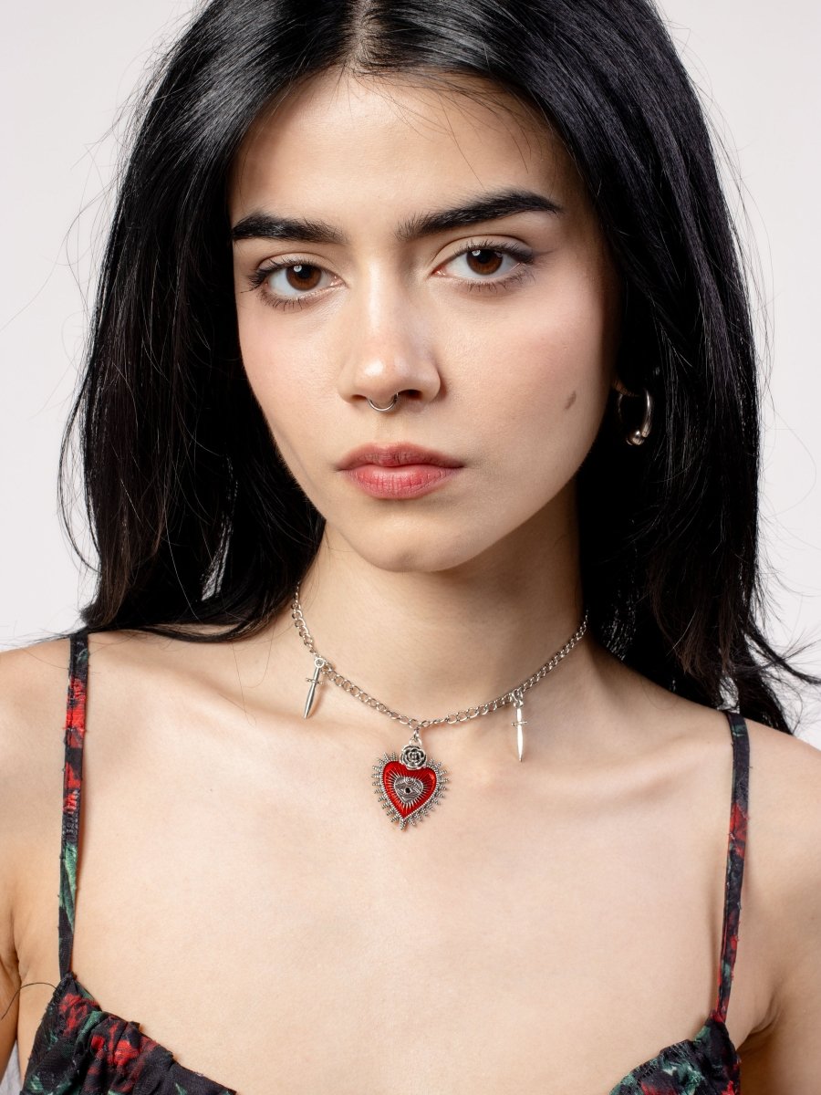 Heart of Thorns Necklace - The Cursed Closet