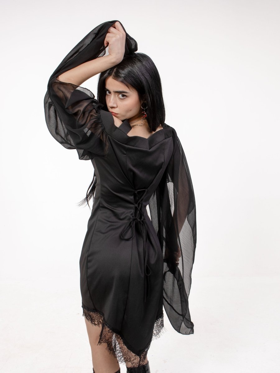 Forest Flower Mini Dress - The Cursed Closet