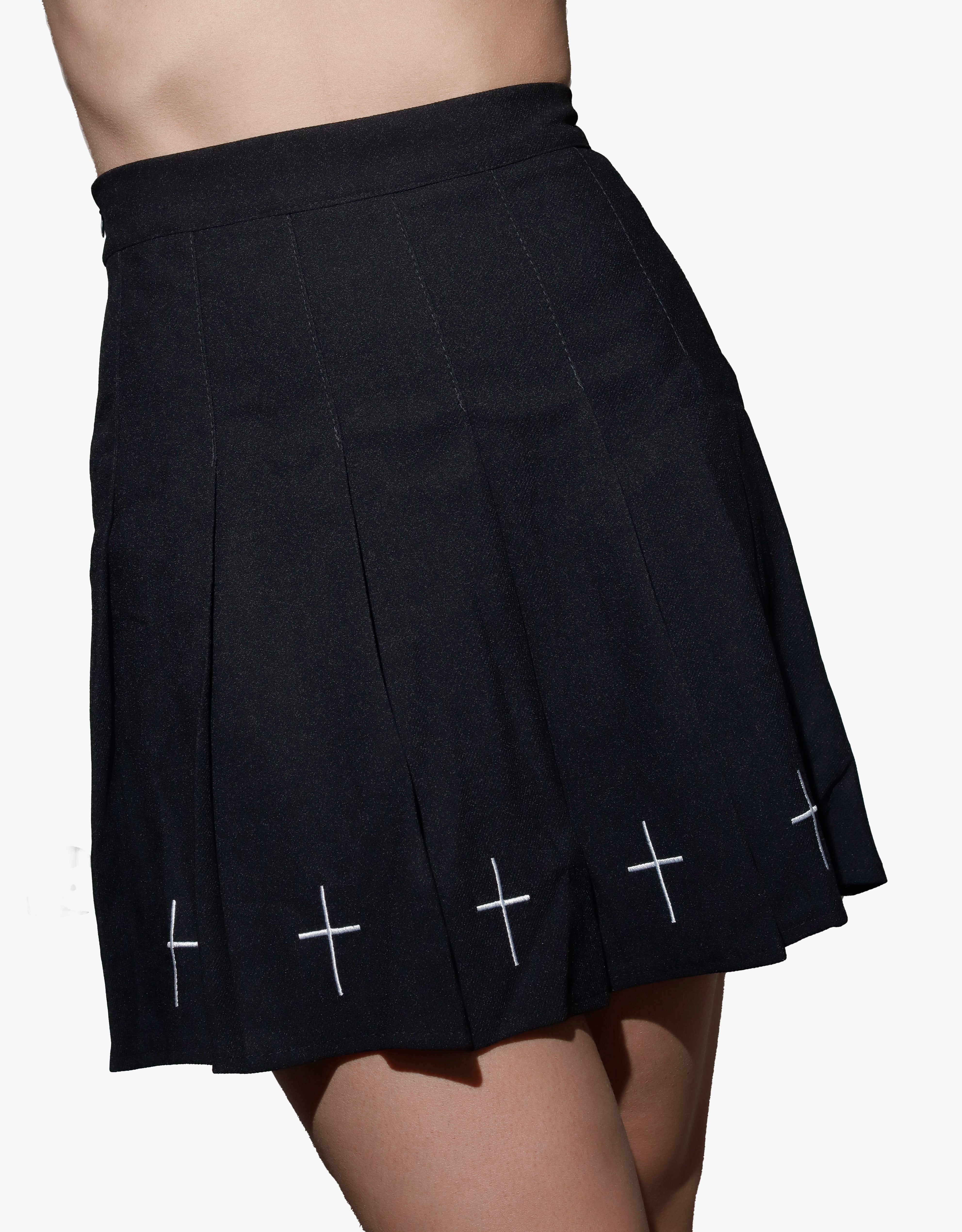 Midnight Cross Skirt - The Cursed Closet