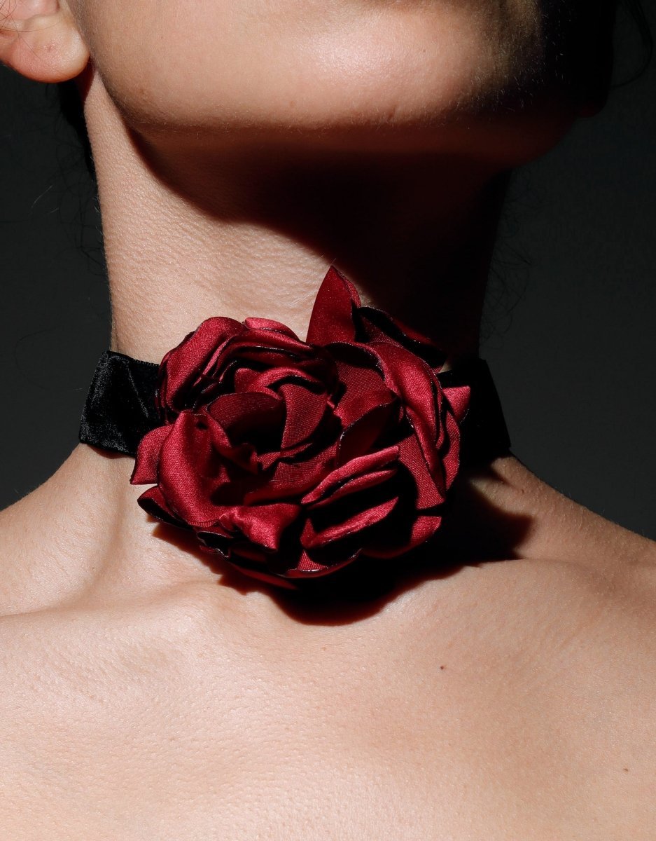 Gothic Rose Lace Necklace - The Cursed Closet
