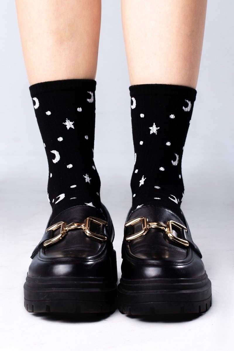 Superstar Black Socks - The Cursed Closet