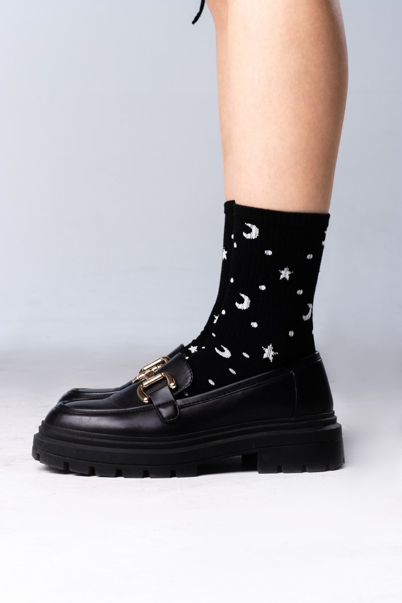 Superstar Black Socks - The Cursed Closet