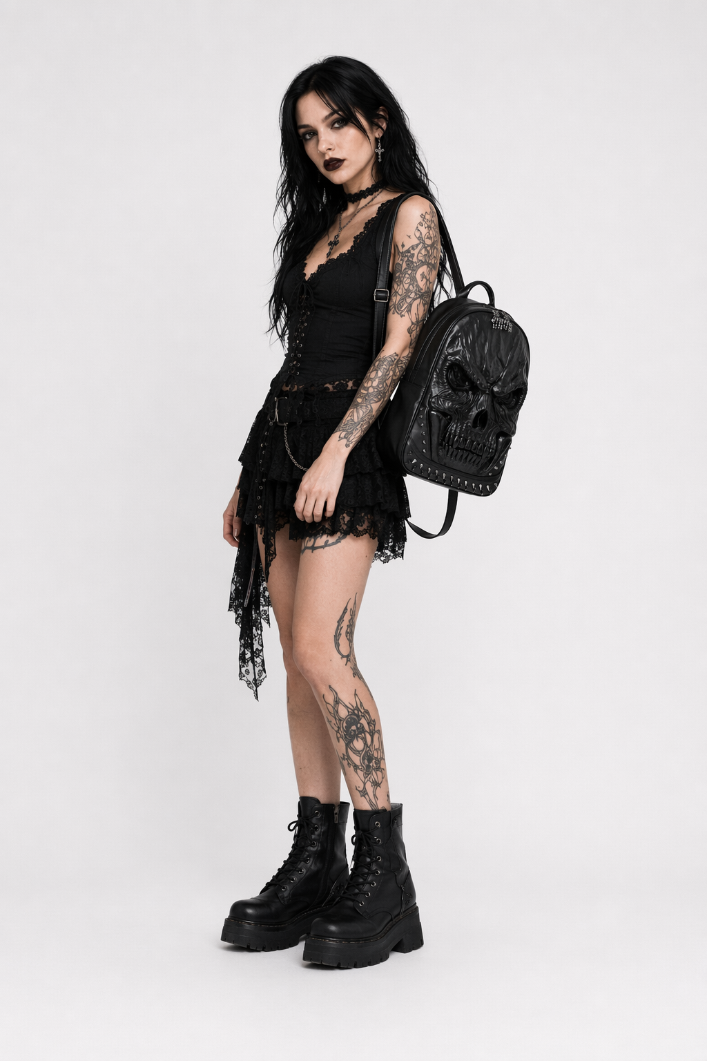 Gothic Embossed Pack Black