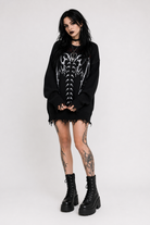 Grunge Femme Fatale Sweater L