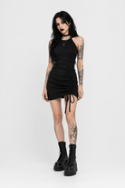 Gothic "Black is Back" Dress sleeveless dress