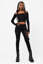 Gothic Black Sleev Black