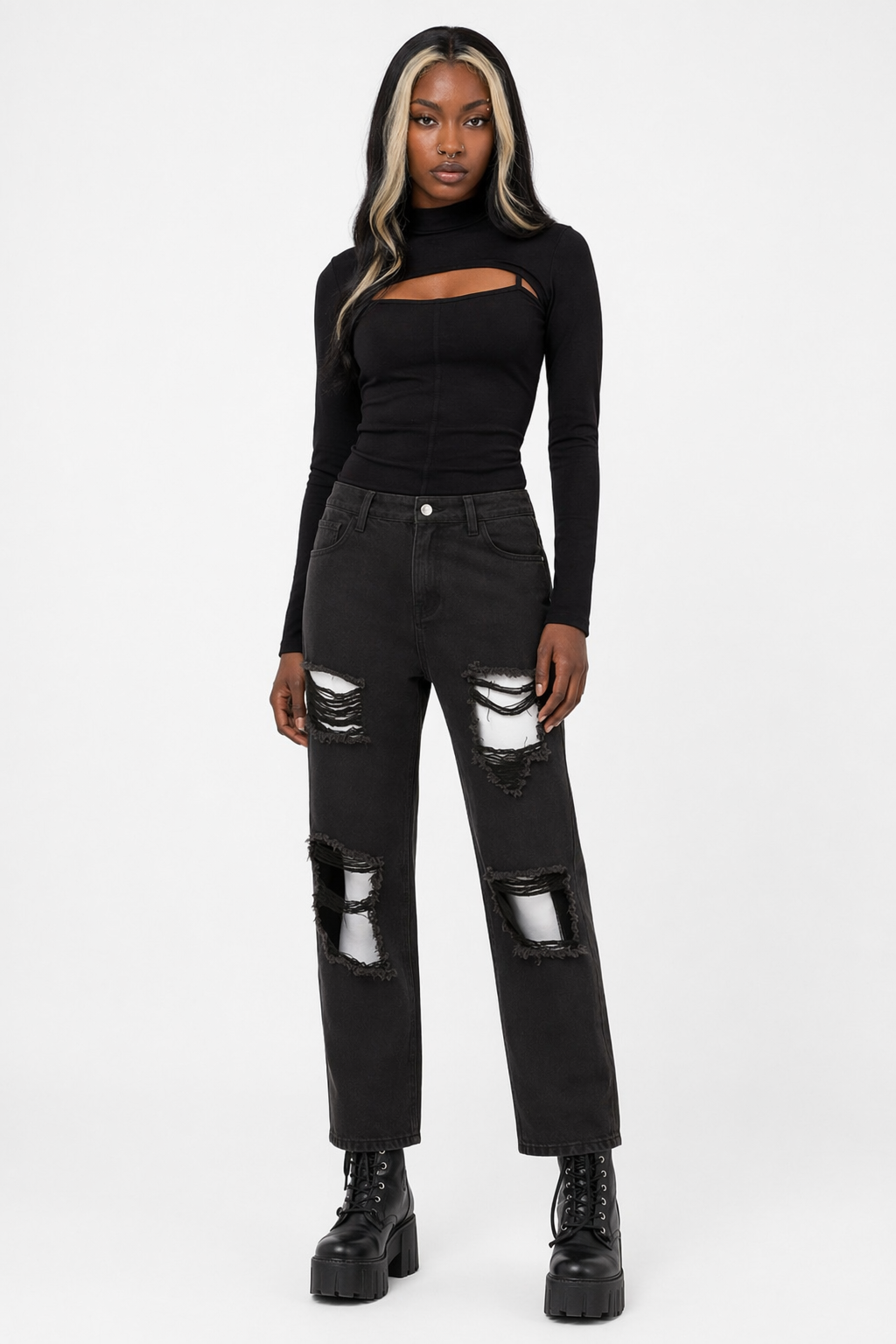 Black Grunge Pants - Deliverance' Black