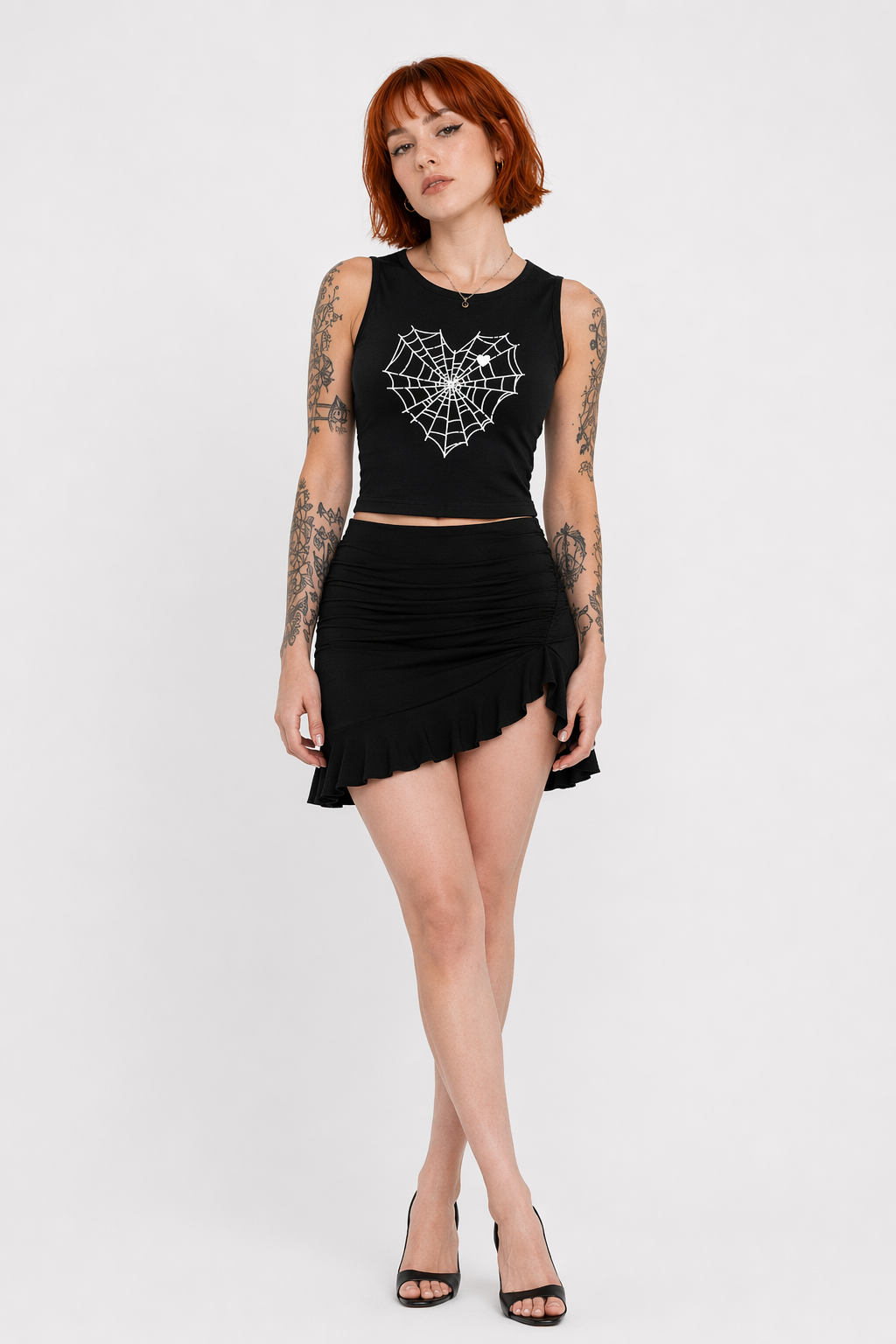 Spiderweb Blouse 1-Black