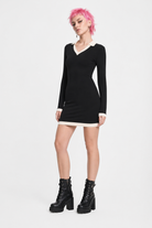 Black Long Sleeve Dress Black Dress