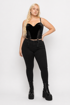 Black Goth Top Black